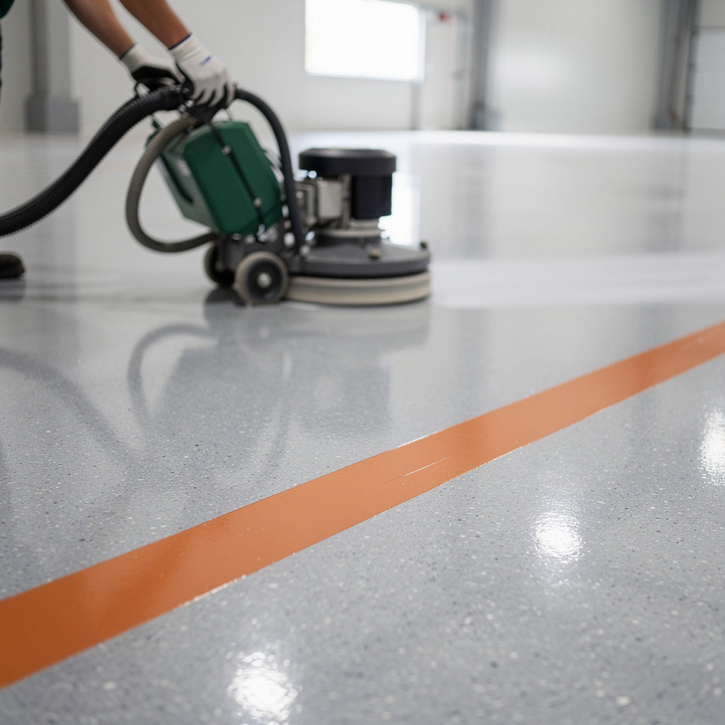 Laboratorio di resina epossidica professional industrial epoxy floor coating in Düsseldorf - durable and chemical-resistant